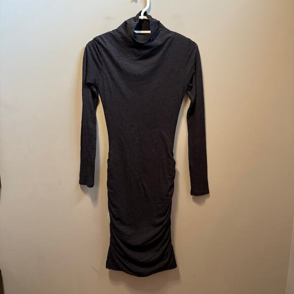 Velvet By Graham & Spencer‎ Size XS Heathered Black Turtleneck Dress in Black - Picture 1 of 7